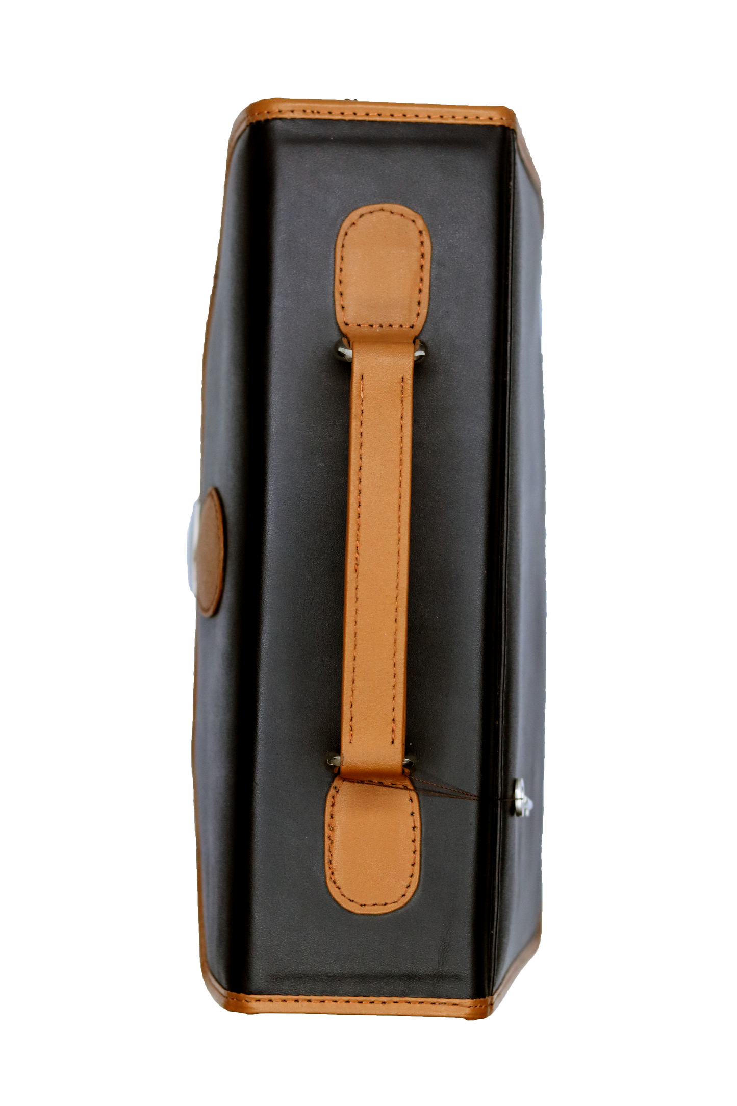 Elegant Quilted Leather Handbag – Stylish Shoulder Bag for Women (Black & Brown)